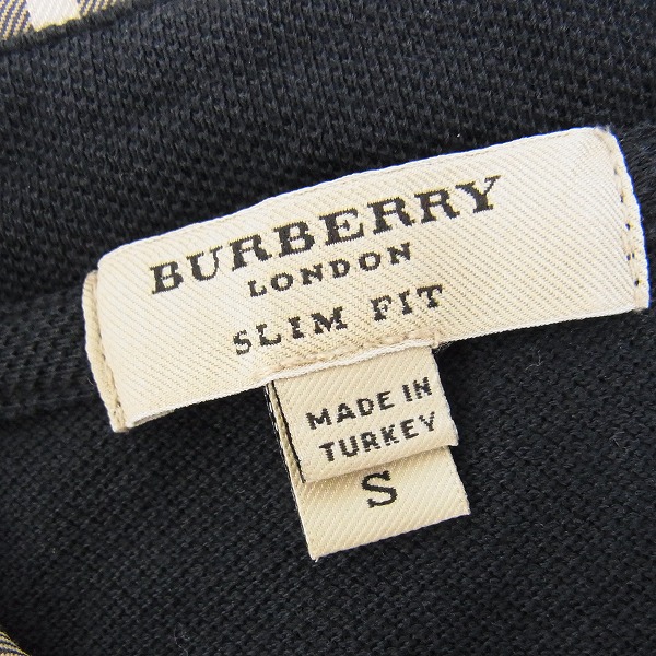 実際に弊社で買取させて頂いたBURBERRY LONDON/バーバリー ロンドン SLIM FIT チェック柄 ボロシャツ Sの画像 2枚目