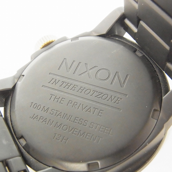 実際に弊社で買取させて頂いたNIXON/ニクソン THE PRIVATE/プライベート メタルバンド ウォッチ/腕時計 A2761041【動作未確認】の画像 3枚目