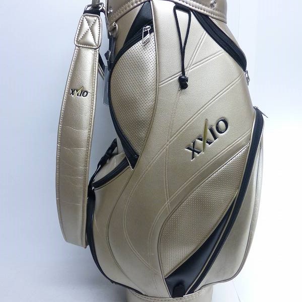 実際に弊社で買取させて頂いたDunlop/ダンロップ 4分割キャディバッグ XXIO C-X018 ゴールドの画像 7枚目