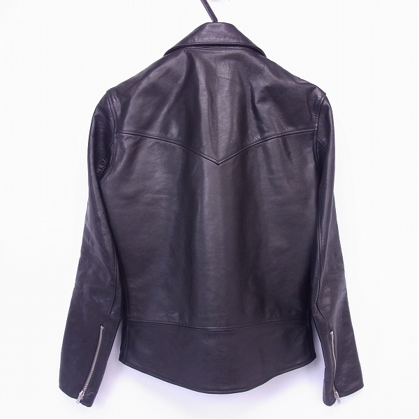 実際に弊社で買取させて頂いたVALLIS by FACTOTUM/ヴァリスバイファクトタム レザー ダブル ライダース/ジャケット/46の画像 1枚目