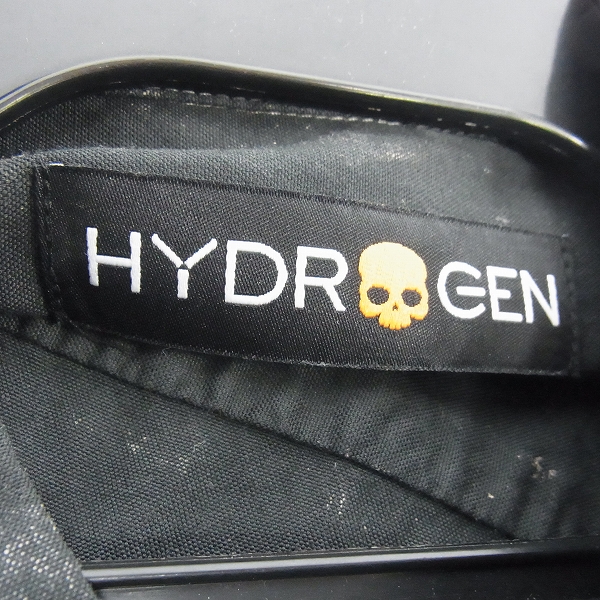 実際に弊社で買取させて頂いたHYDROGEN/ハイドロゲン ブリーチ ミリタリーボタンシャツ/Lの画像 2枚目