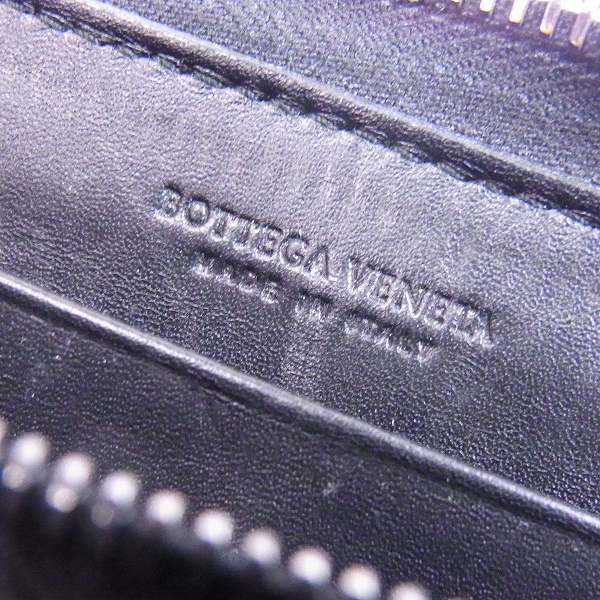 実際に弊社で買取させて頂いたBOTTEGA VENETA/ボッテガ ヴェネタ イントレチャート ラウンドファスナー/長財布 の画像 8枚目