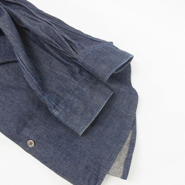 実際に弊社で買取させて頂いたHELMUT LANG/ヘルムートラング ワーク デニムシャツ/Sの画像 6枚目