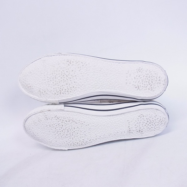 実際に弊社で買取させて頂いたBURBERRY BLUE LABEL/バーバリーブルーレーベル キャンバス ハイカットスニーカー 白/3 の画像 2枚目