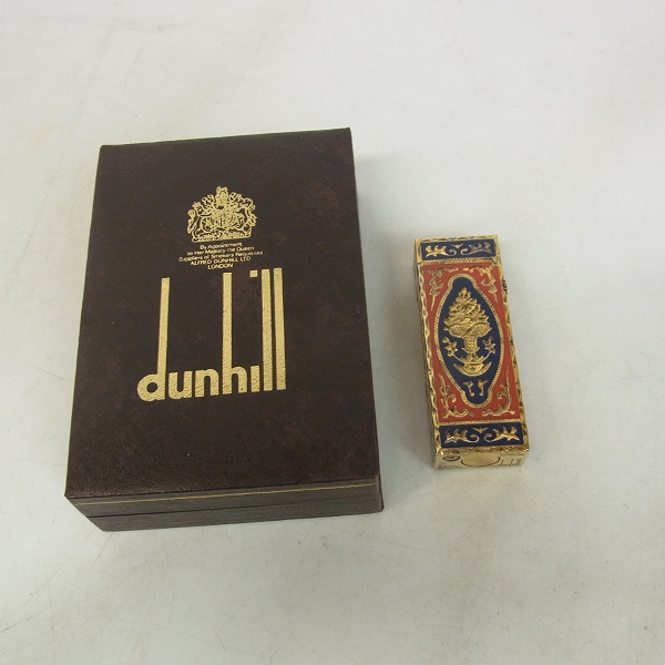 実際に弊社で買取させて頂いたdunhill/ダンヒル ローラガスライター 五面彫刻 ゴールドの画像 6枚目
