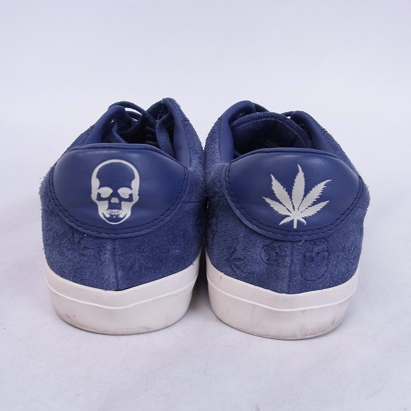 実際に弊社で買取させて頂いたlucien pellat-finet/ルシアンペラフィネ ヘンプ×スカル柄 スエード/スウェード スニーカー 9の画像 1枚目