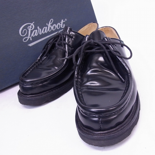 実際に弊社で買取させて頂いたPARABOOT/パラブーツ Michael/ミカエル GLOSS NOIR/3.5の画像 0枚目