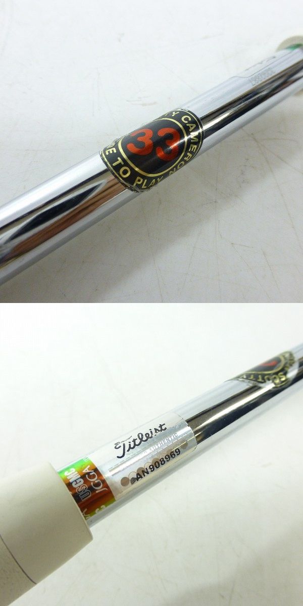 実際に弊社で買取させて頂いたSCOTTY CAMERON/スコッティ・キャメロン パター SELECT NEWPORT2 2014年モデル 31.25インチ ブルーカスタム Titleistの画像 5枚目