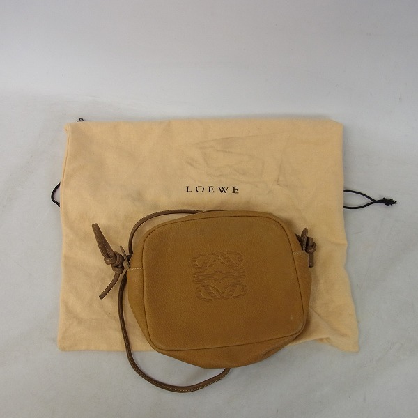 実際に弊社で買取させて頂いたLOEWE/ロエベ レザーポーチショルダーバッグの画像 9枚目