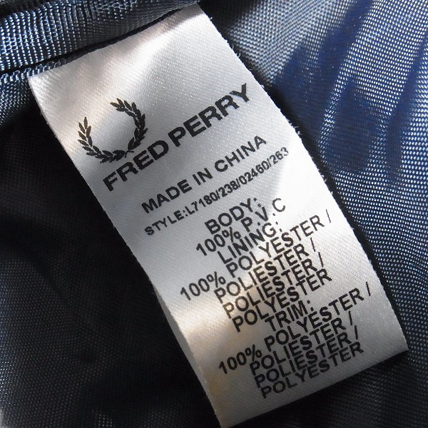 実際に弊社で買取させて頂いたFRED PERRY/フレッドペリー ドラムバッグの画像 7枚目