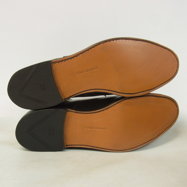実際に弊社で買取させて頂いたAllen Edmods/アレン エドモンズ 5705  FIFTH AVENUE キャップトウ レザーシューズ 9.5Dの画像 2枚目