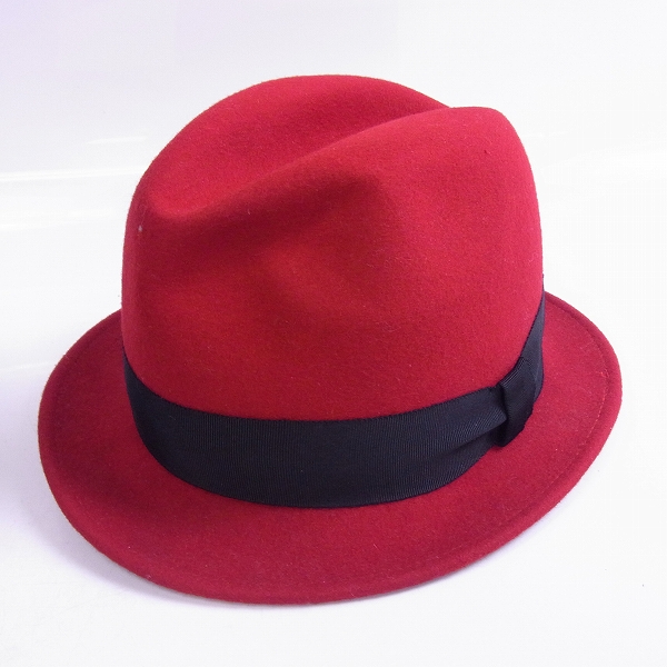 実際に弊社で買取させて頂いたCA4LA/カシラ  ウール 中折れ ハット/帽子の画像 1枚目