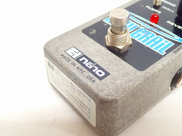 実際に弊社で買取させて頂いた【動作確認済】ELECTRO-HARMONIX/エレクトロハーモニックス nano Holy Grail Reverb エフェクターの画像 7枚目