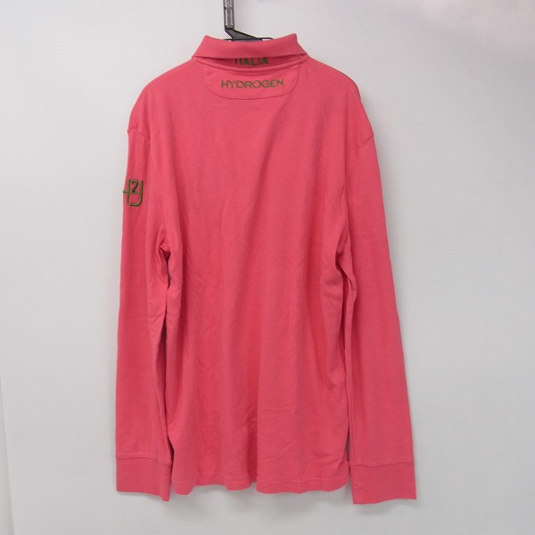 実際に弊社で買取させて頂いたHYDROGEN/ハイドロゲン スカル刺繍 ポロシャツ/XLの画像 1枚目