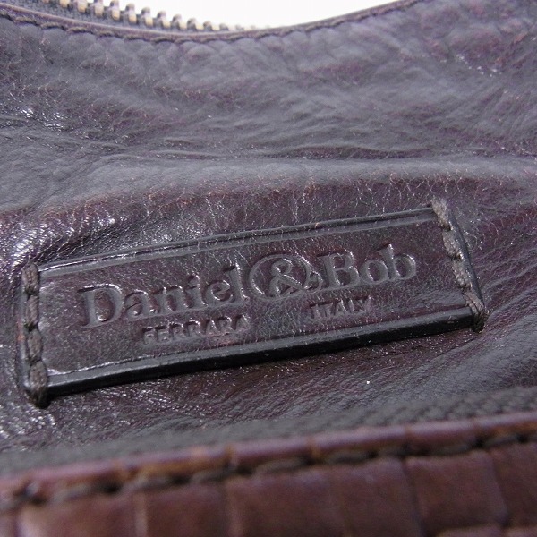 実際に弊社で買取させて頂いたDaniel&Bob/ダニエル&ボブ JASMINE(S)/ミニジャスミン レザーショルダーバッグ 型押しの画像 4枚目