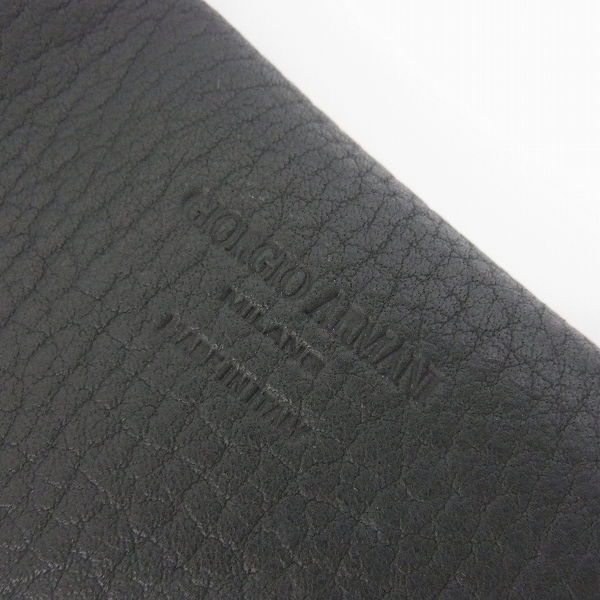 実際に弊社で買取させて頂いたGIORGIO ARMANI/ジョルジオアルマーニ　レザーボストンバッグの画像 3枚目