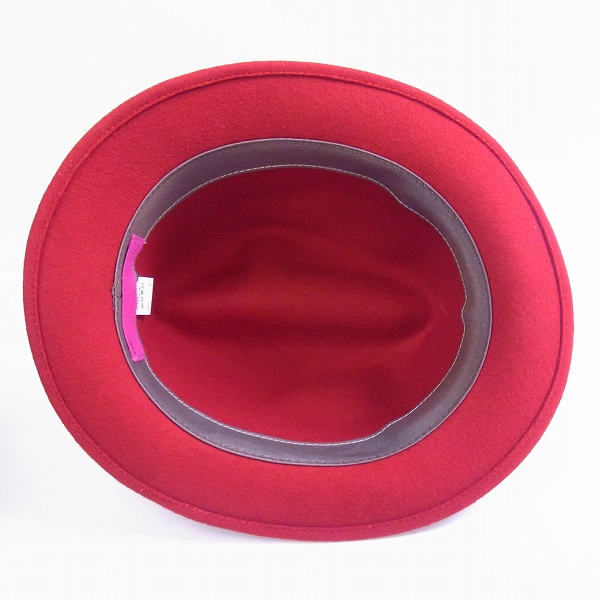 実際に弊社で買取させて頂いたCA4LA/カシラ  ウール 中折れ ハット/帽子の画像 4枚目