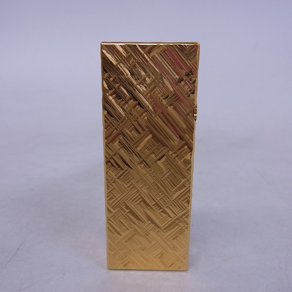 実際に弊社で買取させて頂いたdunhill/ダンヒル ロゴ入り ローラガスライター ゴールドの画像 1枚目