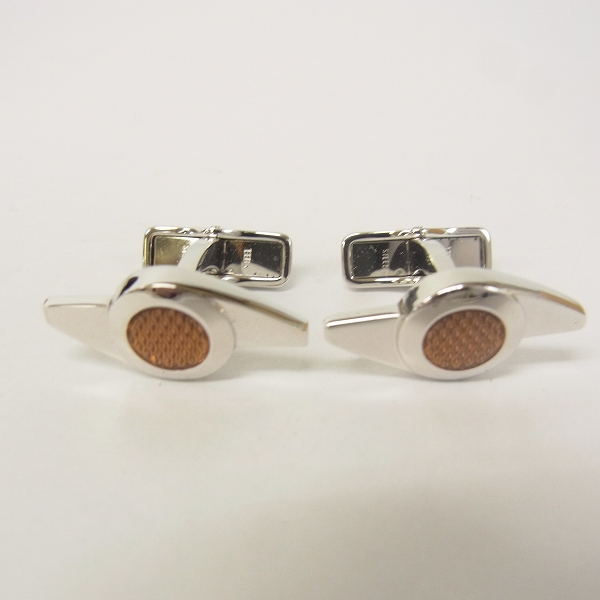 実際に弊社で買取させて頂いたdunhill/ダンヒル カフス シルバーの画像 1枚目