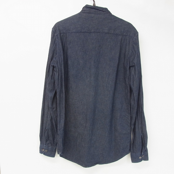 実際に弊社で買取させて頂いたHELMUT LANG/ヘルムートラング ワーク デニムシャツ/Sの画像 1枚目