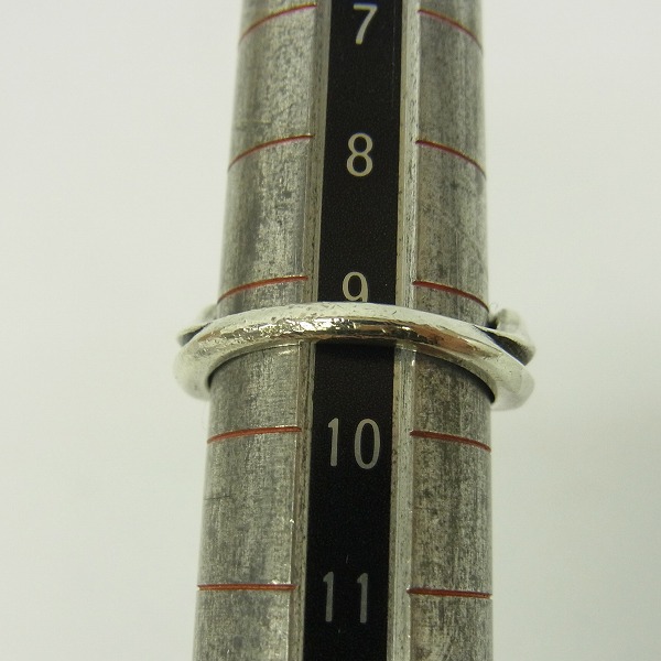 実際に弊社で買取させて頂いたDEAL LTD/ディールエルティーディー DEAL DESIGN クロスリング 9.5号の画像 5枚目