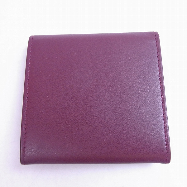 実際に弊社で買取させて頂いたCartier/カルティエ レザー コインケース 小銭入れ マストライン ロゴ ボルドー の画像 1枚目