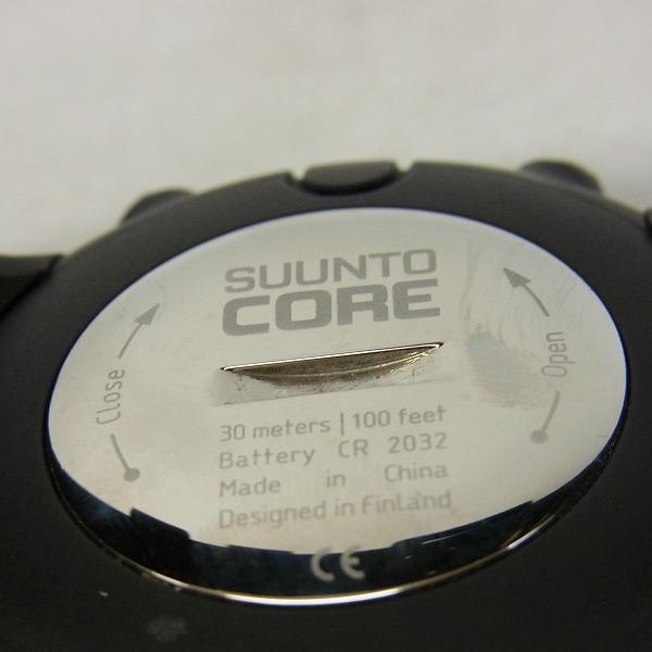 実際に弊社で買取させて頂いたSUUNTO/スント CORE ALL BLACK/コア オールブラック SS014279010【動作未確認】 の画像 3枚目