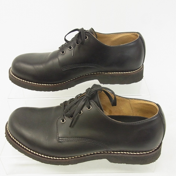 実際に弊社で買取させて頂いたDANNER/ダナー PLAIN TOE BARN/プレーントゥ レザーシューズ D219750 BK/8.5の画像 3枚目