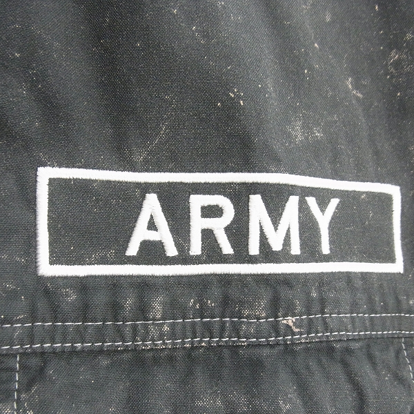 実際に弊社で買取させて頂いたHYDROGEN/ハイドロゲン ブリーチ ミリタリーボタンシャツ/Lの画像 7枚目