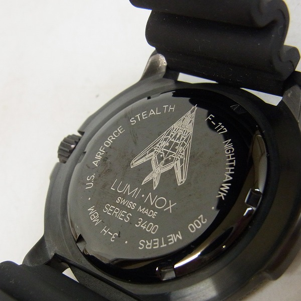 LUMINOX/ルミノックス NIGHTHAWK 3400 SERIES F-117 ステルス 腕時計