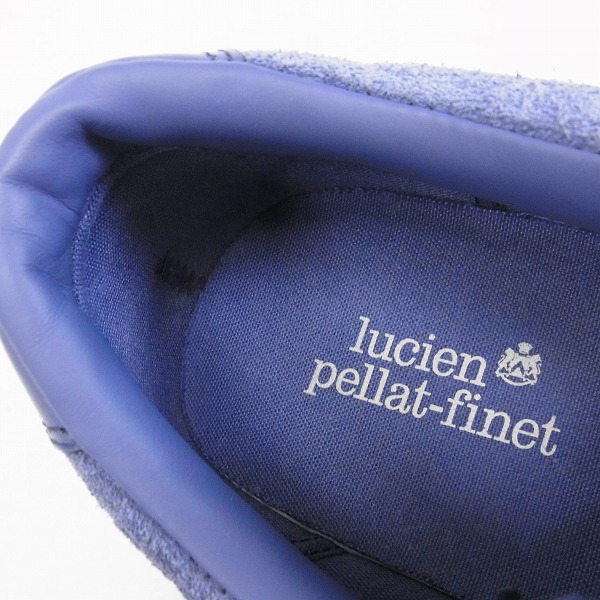 実際に弊社で買取させて頂いたlucien pellat-finet/ルシアンペラフィネ ヘンプ×スカル柄 スエード/スウェード スニーカー 9の画像 4枚目