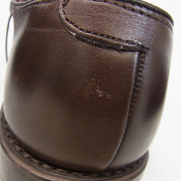 実際に弊社で買取させて頂いたAllen Edmods/アレン エドモンズ 5745  FIFTH AVENUE キャップトウ レザーシューズ 9Dの画像 6枚目
