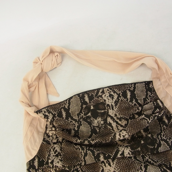 実際に弊社で買取させて頂いたHYSTERICS/ヒステリックス キャミソール パイソン柄 Fの画像 5枚目