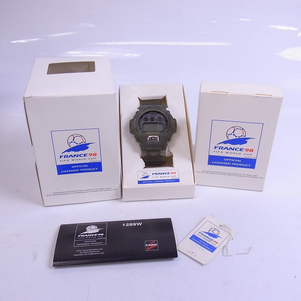 G-SHOCK FRANCE 98 1289W フランス 新品 未使用-