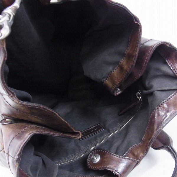 実際に弊社で買取させて頂いたDaniel&Bob/ダニエル＆ボブ CULODORO(RODI) 2WAY レザートートバッグの画像 3枚目