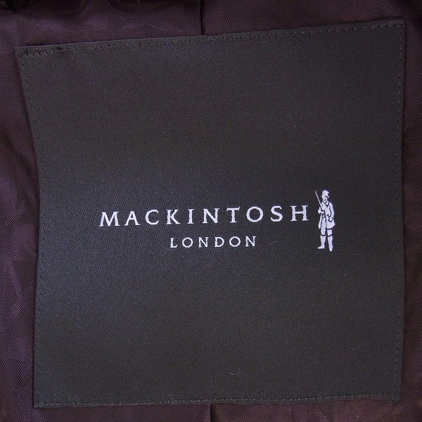 実際に弊社で買取させて頂いたMACKINTOSH LONDON/マッキントッシュ ロンドン 17AW スムースサテンストレッチダウンコート G5F-11-696-50/38 の画像 2枚目