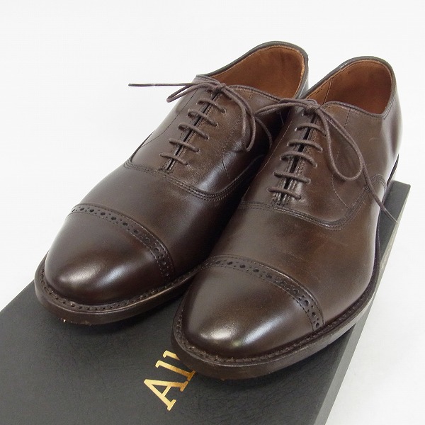 実際に弊社で買取させて頂いたAllen Edmods/アレン エドモンズ 5745  FIFTH AVENUE キャップトウ レザーシューズ 9D