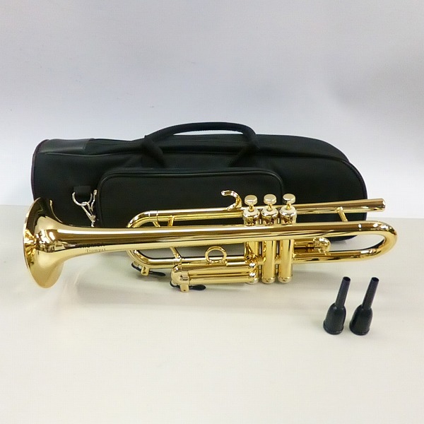 実際に弊社で買取させて頂いた【詳細不明】TROMBA/トロンバ TRUMPET プラスチックトランペット ケース/マウスピース付き