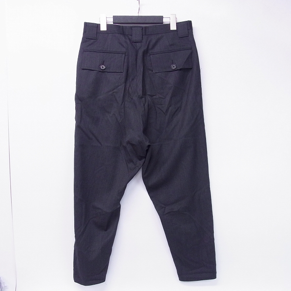 実際に弊社で買取させて頂いたMIHARAYASUHIRO/ミハラヤスヒロ スラックスウールパンツ/44の画像 1枚目