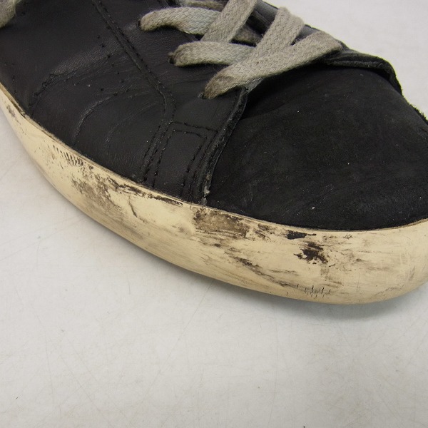 実際に弊社で買取させて頂いたGOLDEN GOOSE/ゴールデングース SUPERSTAR/スーパースター レザースニーカー/41の画像 7枚目