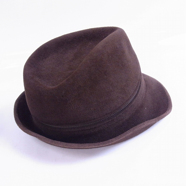 実際に弊社で買取させて頂いたCA4LA/カシラ Cha-Cha's ジッパー付き 中折れ ウール ハット/帽子の画像 3枚目
