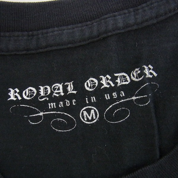 実際に弊社で買取させて頂いたROYAL ORDER/ロイヤルオーダー ウイスキー プリント Tシャツ Mの画像 2枚目