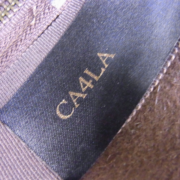 実際に弊社で買取させて頂いたCA4LA/カシラ Cha-Cha's ジッパー付き 中折れ ウール ハット/帽子の画像 6枚目