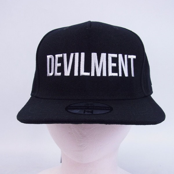 実際に弊社で買取させて頂いた【未使用】Moonage Devilment/ムーンエイジデビルメント DEVILMENT刺繍キャップ mhw-0161/Fの画像 1枚目