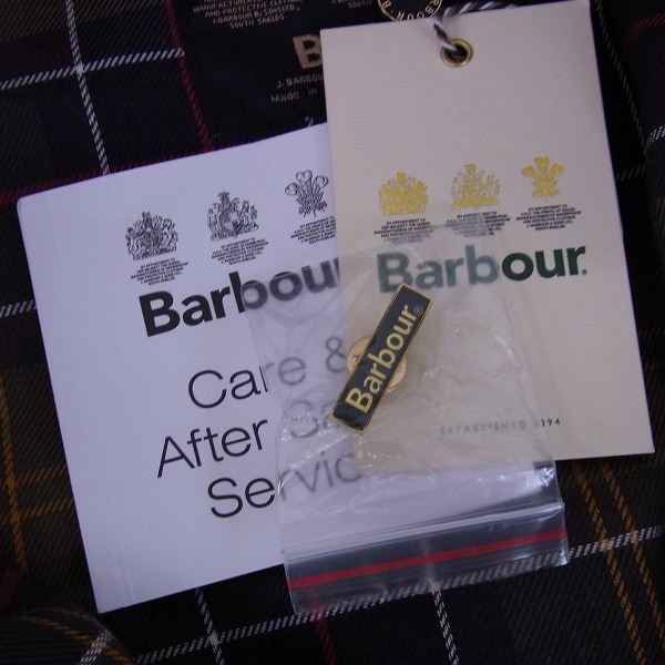 実際に弊社で買取させて頂いたBarbour/バブアー オイルドジャケット BEADNELL/ビードネル オリーブ/12の画像 5枚目