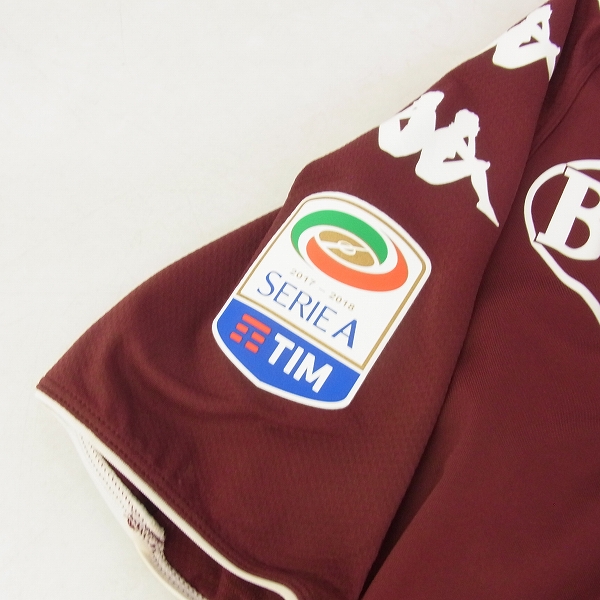 実際に弊社で買取させて頂いたKappa/カッパ  トリノFC 半袖ユニフォーム BELOTTI/ベロッティ Sの画像 6枚目
