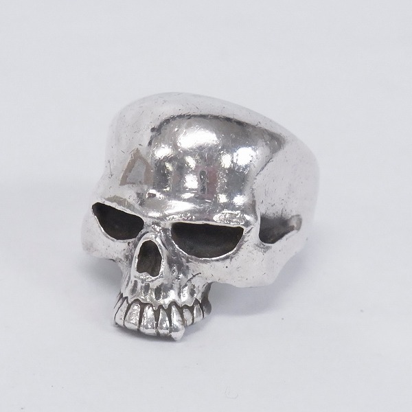 実際に弊社で買取させて頂いたCRAZY PIG/クレイジーピッグ ラージエビルスカルリング #27/21.5号