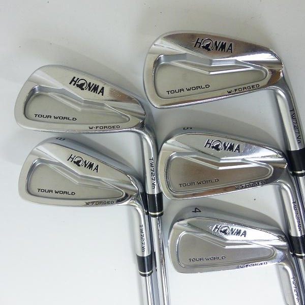 実際に弊社で買取させて頂いたHONMA/本間ゴルフ アイアン5本セット TOURWORLD TW727Vn DynamicGold TOUR ISSUE X100フレックスの画像 1枚目