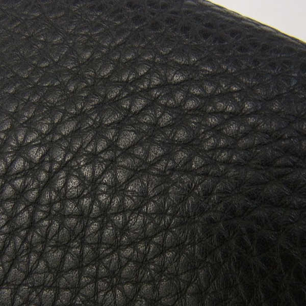 実際に弊社で買取させて頂いたGIORGIO ARMANI/ジョルジオアルマーニ 二つ折り 長財布/レザーウォレット ブラックの画像 7枚目