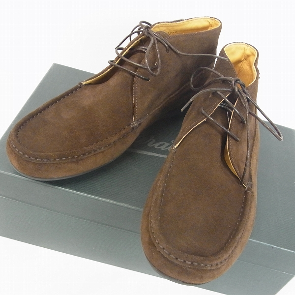 実際に弊社で買取させて頂いたParaboot/パラブーツ スエードモカシン レザーシューズ/0617/6.5